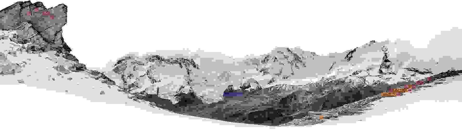 Decorative mountain separator